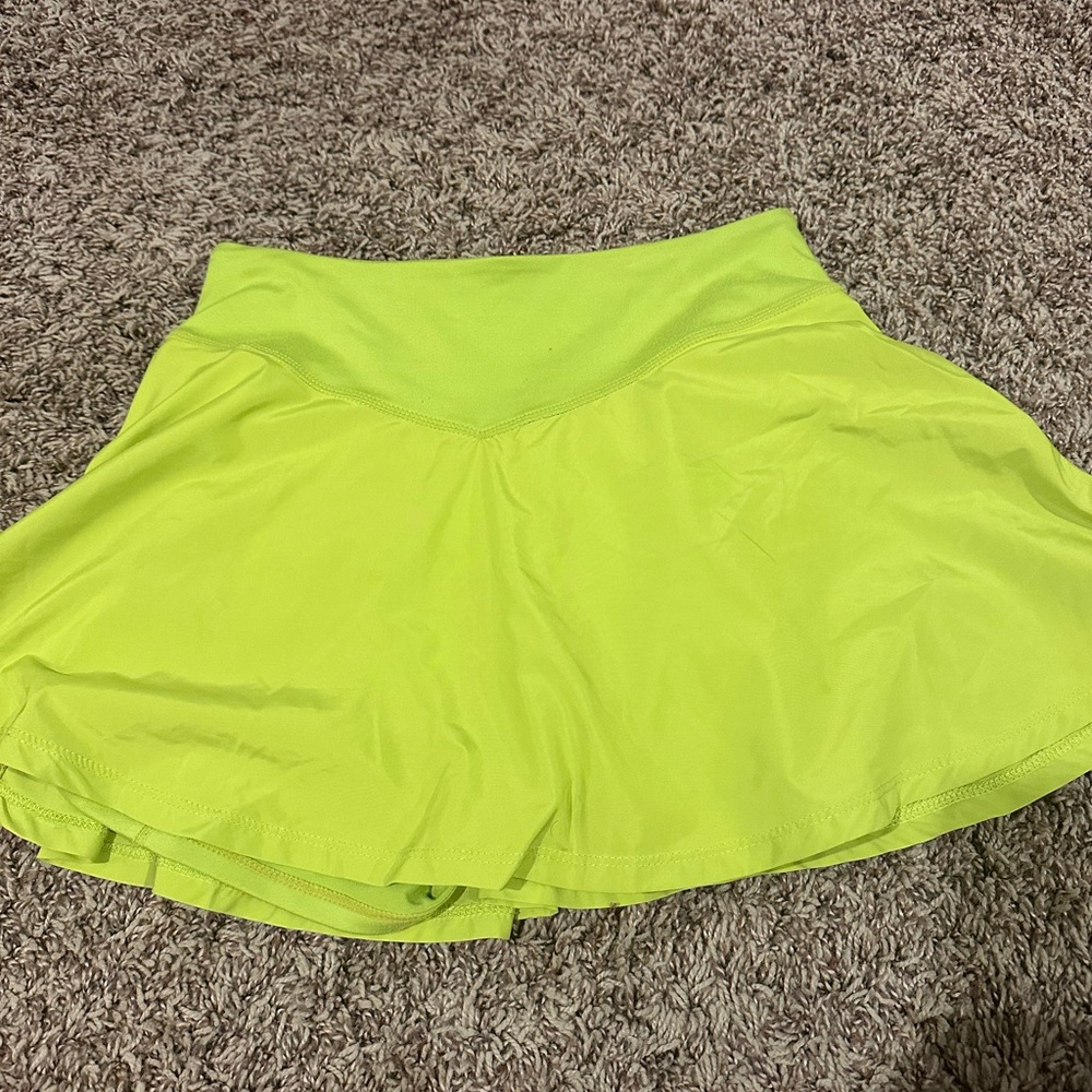 FP Movement by Free People Green Mini Skirt